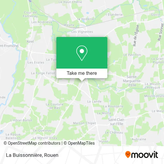 La Buissonnière map