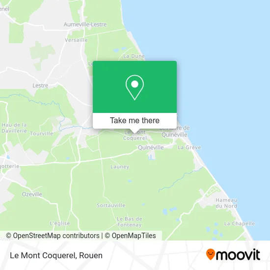 Le Mont Coquerel map