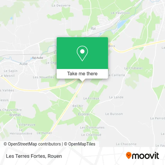 Les Terres Fortes map