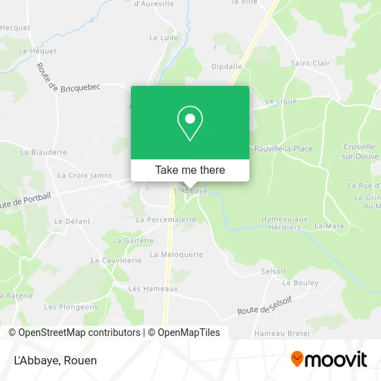 L'Abbaye map