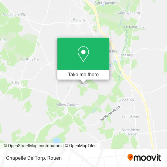 Chapelle De Torp map