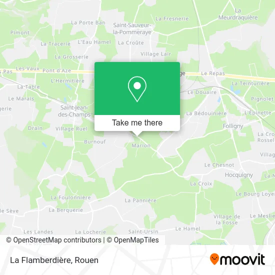 La Flamberdière map