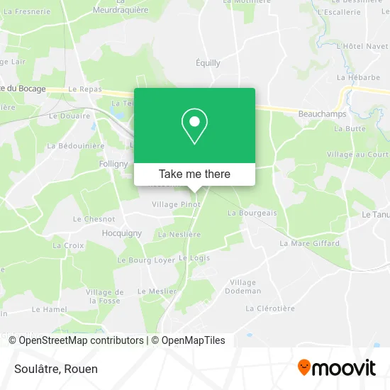 Soulâtre map