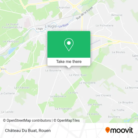 Château Du Buat map