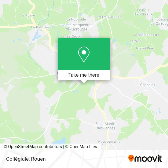 Collégiale map