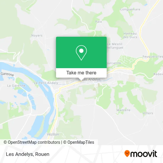 Les Andelys map