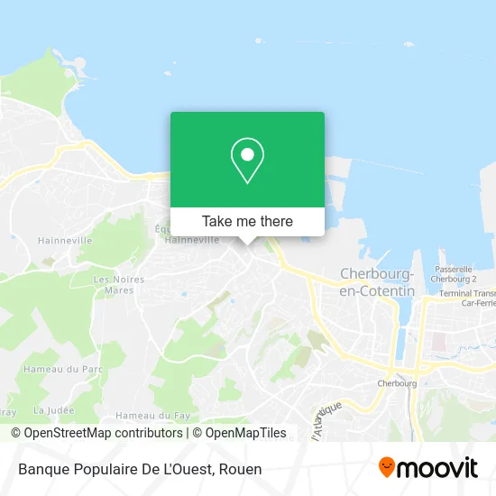 Banque Populaire De L'Ouest map