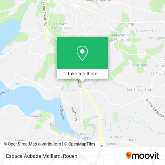 Espace Aubade Maillard map