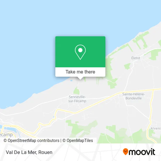 Val De La Mer map