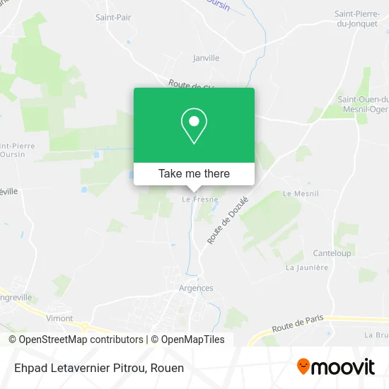 Ehpad Letavernier Pitrou map
