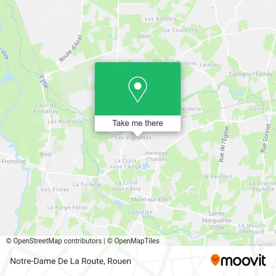 Notre-Dame De La Route map