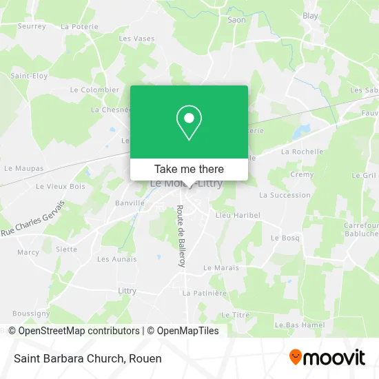 Église Sainte-Barbe map