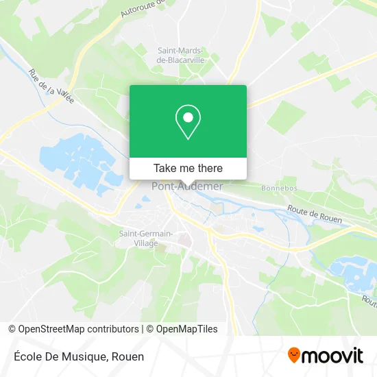 École De Musique map