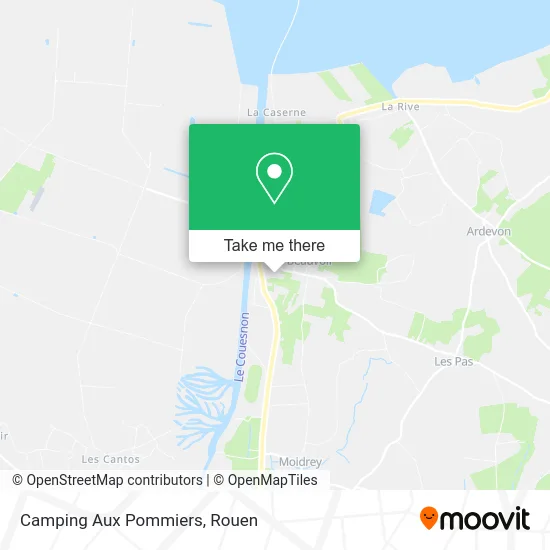 Camping Aux Pommiers map