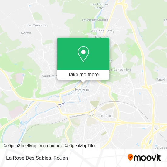 La Rose Des Sables map