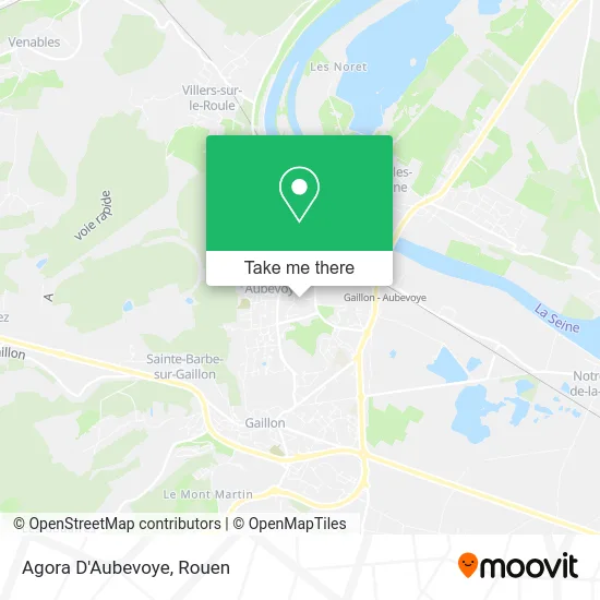 Agora D'Aubevoye map