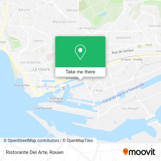 Ristorante Del Arte map