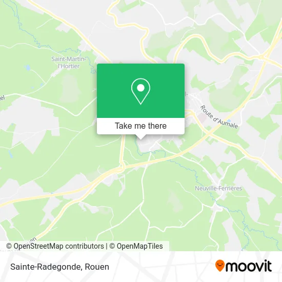 Sainte-Radegonde map