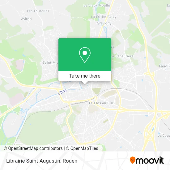 Librairie Saint-Augustin map