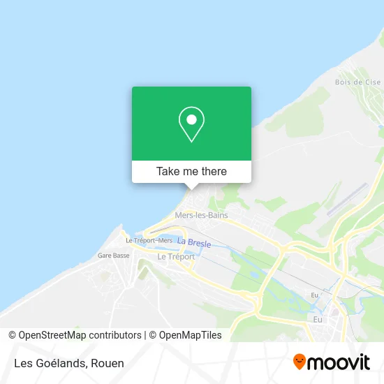 Les Goélands map