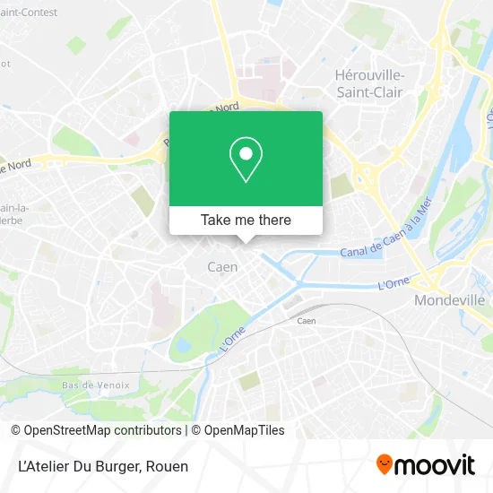 Mapa L’Atelier Du Burger