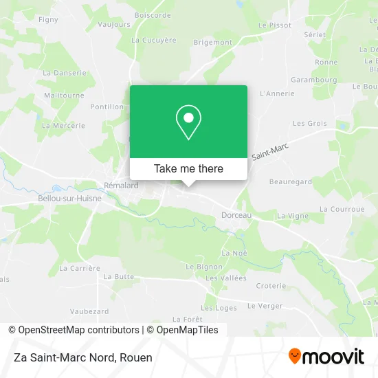 Za Saint-Marc Nord map