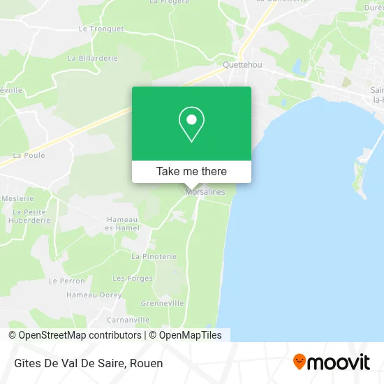 Gîtes De Val De Saire map