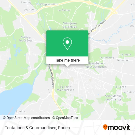 Tentations & Gourmandises map