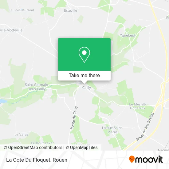 La Cote Du Floquet map