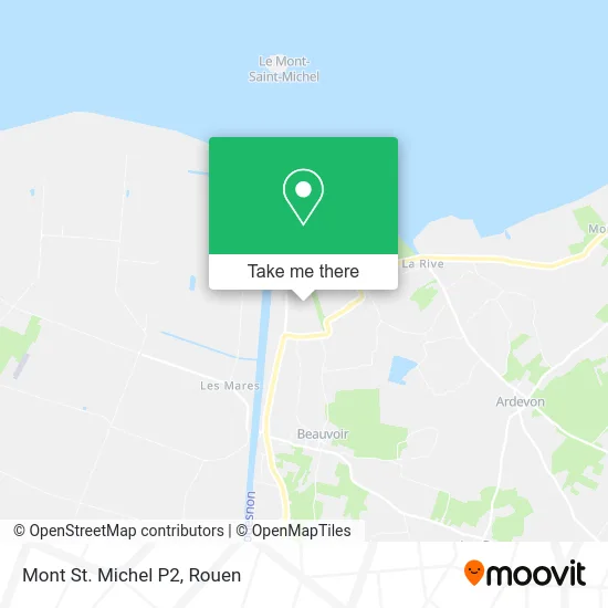 Mont St. Michel P2 map