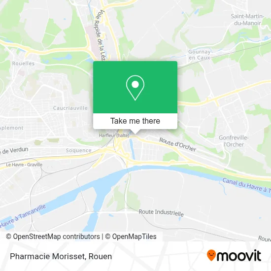 Pharmacie Morisset map