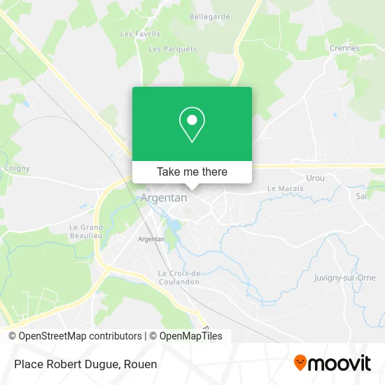 Place Robert Dugue map