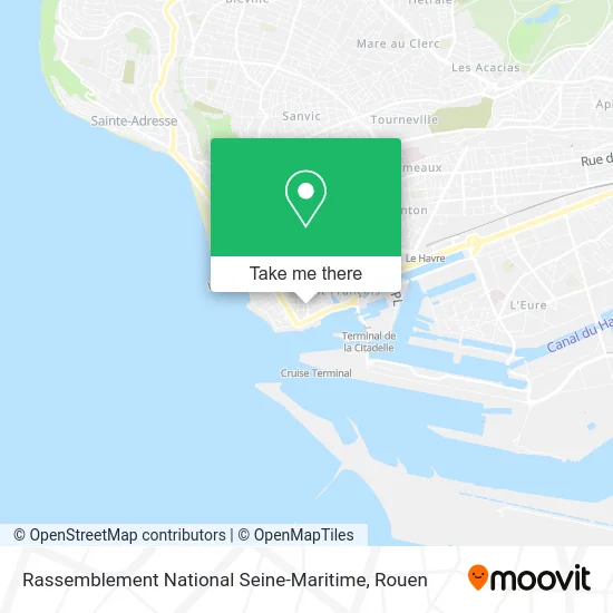 Rassemblement National Seine-Maritime map