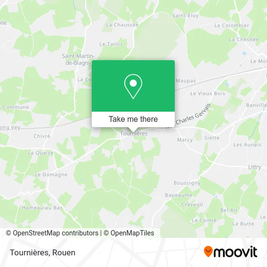 Tournières map