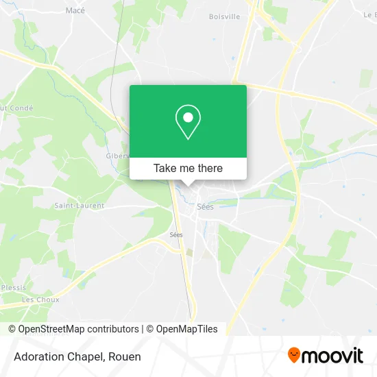 Chapelle De L'Adoration map