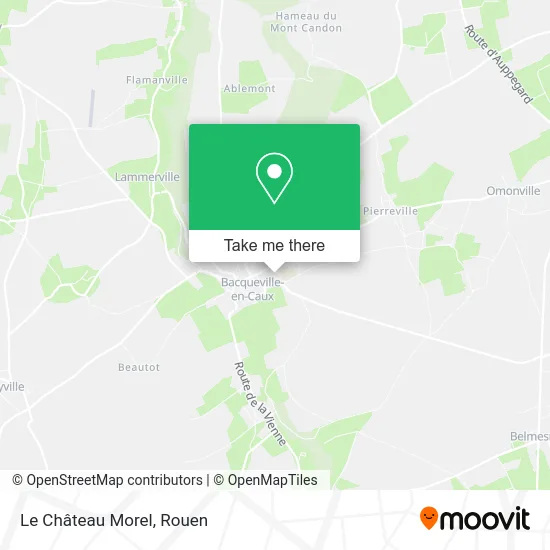 Le Château Morel map