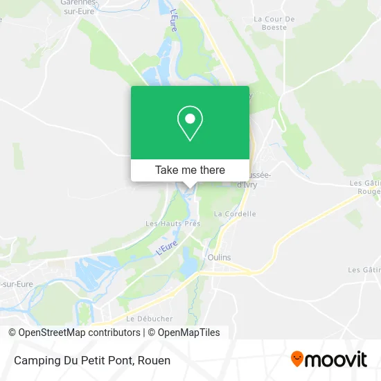 Camping Du Petit Pont map