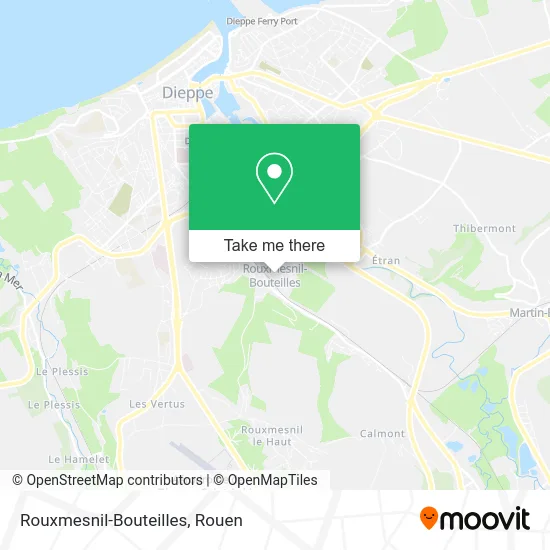 Rouxmesnil-Bouteilles map