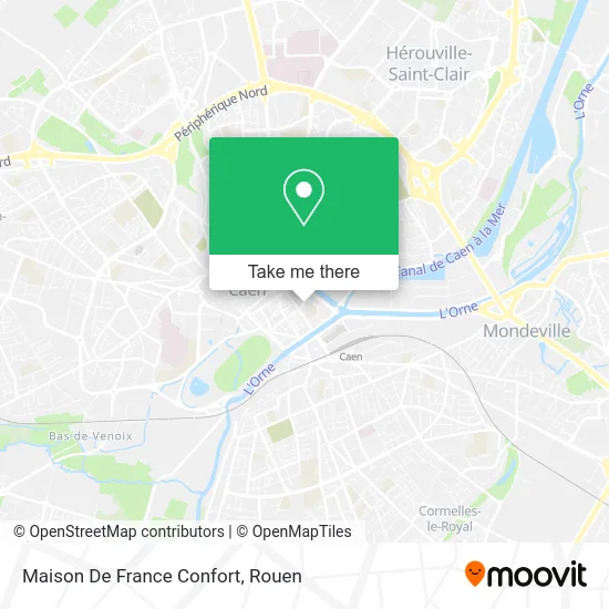 Maison De France Confort map