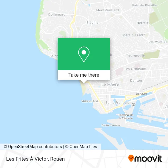 Les Frites À Victor map