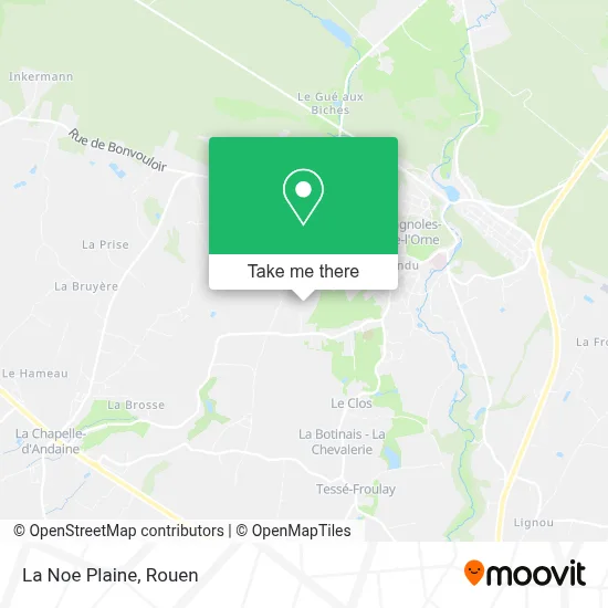 La Noe Plaine map