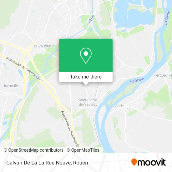 Calvair De La La Rue Neuve map