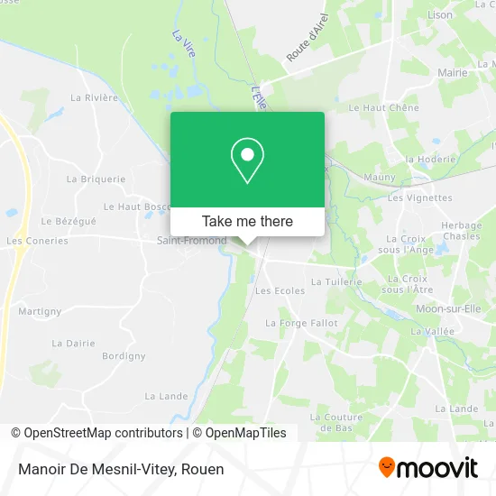 Manoir De Mesnil-Vitey map