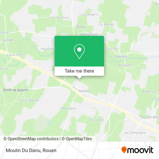 Moulin Du Danu map