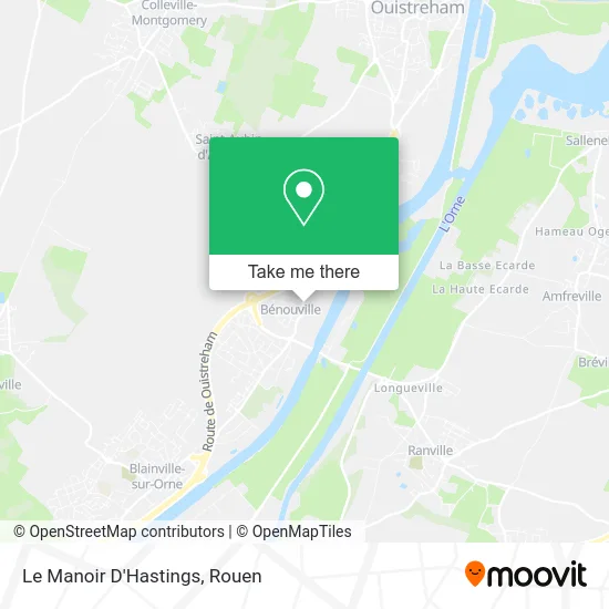 Le Manoir D'Hastings map
