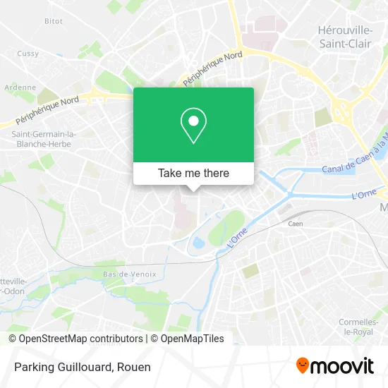 Parking Guillouard map