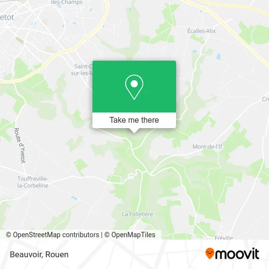 Beauvoir map