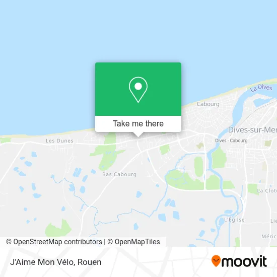 J'Aime Mon Vélo map