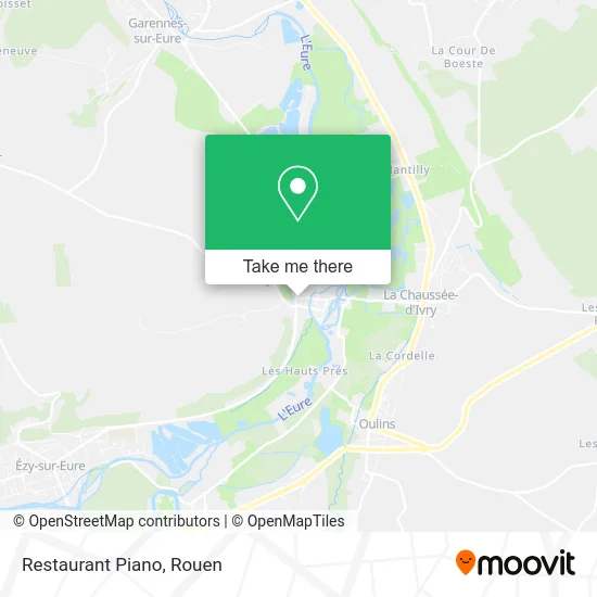 Restaurant Piano map