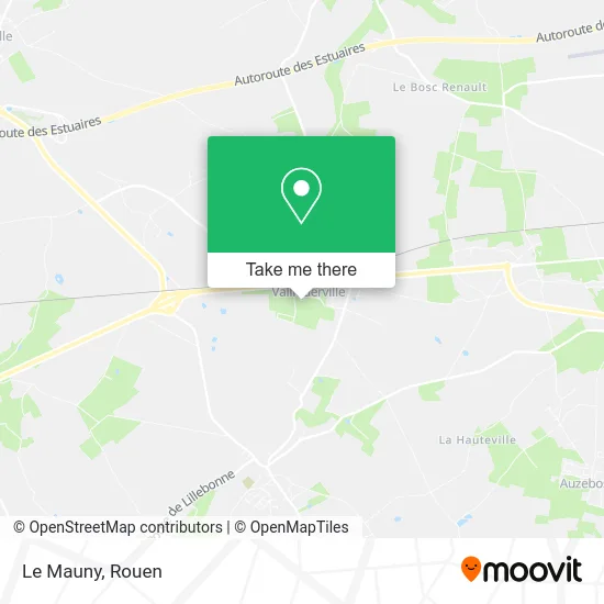 Mapa Le Mauny